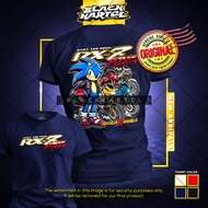 [ BAJU / T SHIRT MOTOR YAMAHA RXZ FIGHTER - NYALA X NYALA ] TShirt Ride / Cotton / BLCKKRTL