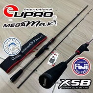 EUPRO MEGA MAX BAITCASTING (BC) FISHING ROD FULL FUJI GUIDE