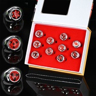 Anime Naruto Ring Akatsuki Sharingan Metal Uchiha Itachi sasuke Kakashi Ring Cosplay Accessories