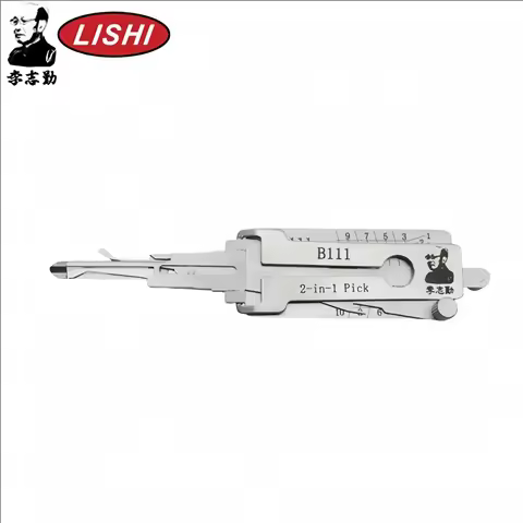 Original Lishi - GM B111 Z-Keyway Warded (Dr/Bt) - 2-In-1 Pick/Decoder - AG