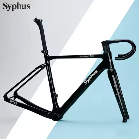 Syphus Carbon Bike Gravel Frame 700*40C Carbon Bicycle Cyclocross Frame Road Bike Gravel Frame Grave
