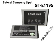 Baterai Samsung Galaxy Lipat 1195 GT E1195 satu sim Card bt batre baru batrai hp jadul battery new