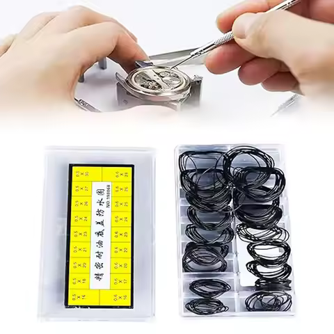 Watch Repair Tools 1box Watch Case Rubber Waterproof O-Ring Oil-resistant Watch Bottom Cover Gasket 