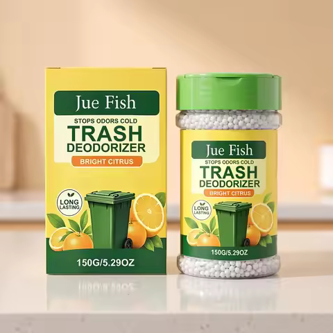 Odor Neutralizing Garbage Can Deodorizer Effective for Kitchen Bathroom Trash Bins Baking Soda Long 