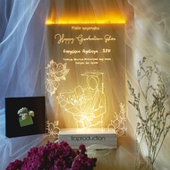 Lampu Hias Lettering Murah Akrilik Acrylic Aestetic Custom Foto Nama Wisuda Graduation Ultah Mood La