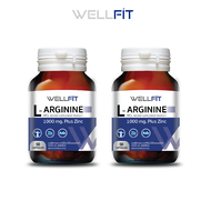 [50 แคปซูลX2] WELLFIT L-Arginine 1000 mg Plus Zinc & Folic Acid เวลฟิต แอล-อาร์จินีน 1000มก.พลัสซิงค