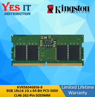 Kingston 8GB/16GB/32GB/48GB 5600MHz DDR5 Non-ECC CL46 SODIMM Laptop RAM KVR56S46BS6-8 / KVR56S46BS8-