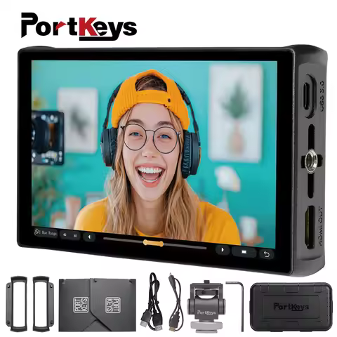 Portkeys PT5III High Brightness Monitor 5.4'' 800 Nits HDM 4K30P Touch Screen Camera Monitor With Co