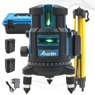 TENYA เครื่องวัดระดับเลเซอร์ 5 เส้น รุ่นใหม่ล่าสุด แบต 2 ก้อน พร้อม ขาตั้ง