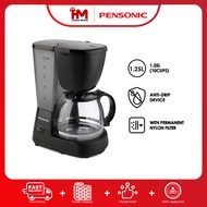 Pensonic PCM-1902 1.25L Black Coffee Maker