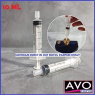 Suntikan Parfum inject in out dari Botol parfum ori Spray