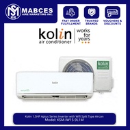 Kolin 1.5HP Aptus Series Inverter with Wifi Split Type Aircon KSM-IW15-9L1M