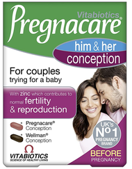✅Ready Stocks✅  Pregnacare Vitabiotics Him and Her Conception, 60 Tablets, UK No. #1 Pregnancy Brand
