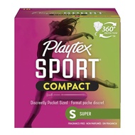 Playtex Sport tampons ซึมซับดีเยี่ยมปราศจากน้ำหอม-18ct