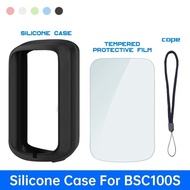 Igpsport BSC100S 100S Protective Case Bicycle Computer Silicone Protective Case Tempered Film Rope Silicone Color Protective Case