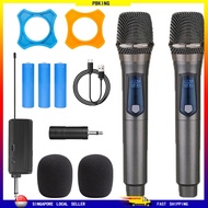 Sg Dual Handheld Wireless Microphone Dynamic Karaoke Microphone with Rechargeable Receiver for Wedding Party