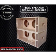 Terlaris Box Speaker SPL 6 Inch Double