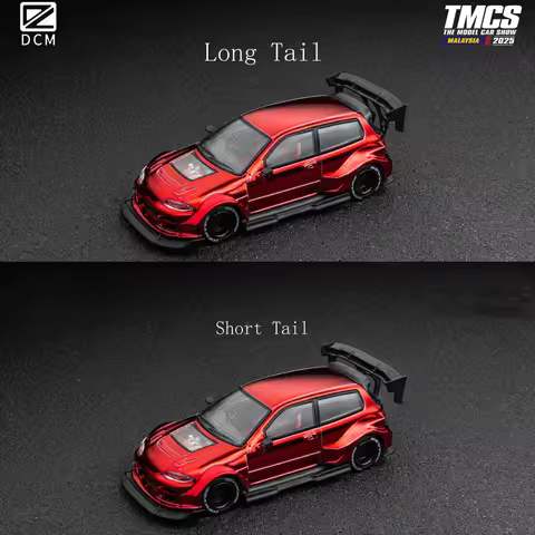 DCM 1:64 Kevmannz 1996 EG6 Hatchback Wide Body Diecast Model Car