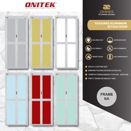 AE Zimmer Onitek Bi Fold CUSTOM MADE / Toilet Door, bifold, Pintu Lipat, Pintu Tandas, Aluminium Doo