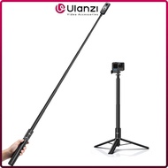 Ulanzi TT52 1.5m Selfie Stick Tripod for Insta360 X4 X3 X2 for Gopro Hero 12 11 10 9 Action Camera V