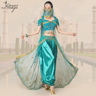 Princess Jasmine Cos Dancing Dress Exotic Indian Dance Performance Costume Female Western Princess Costume Stage Wear