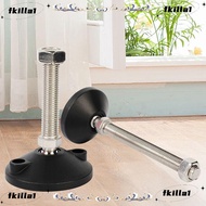 FKILA 1Pcs Adjustable Leveling Feet, M8 M10 M12 304 Stainless Steel Screw Leveling Foot Cup, Swivel 