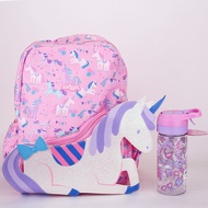 Australian Schoolbag smiggle Elementary School Students Kindergarten Reduce Burden Pink Large-Capacity Backpack
