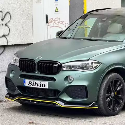 2pcs Glossy Black Headlight Eyebrow Eyelid for BMW X5 X6 F15 F16 F85 F86 2014-2018 Head Lamp Decorat