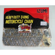 Chain 530-120 Links O-Ring Black (Steel Color) IZUMI 530SDC