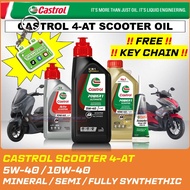 100% Original CASTROL SCOOTER POWER1 10W40 / ACTIV 10W40