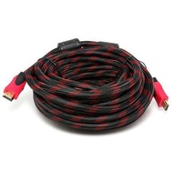 10M 15M 20M 25M 30M High Speed Gold Plated HDMI TO HDMI Cable for LCD DVD HDTV 4K (Black/Red)