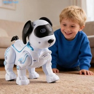 DARNELL Intelligent Music Robot Dog, Touch Control Smart Walking Electronic Robot Dog, Music Robot D