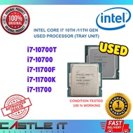 Intel Core i7 10th 11th Gen 10700 / 11700 / 10700T / 11700K / 10700KF LGA1200 Used Processor
