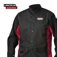 Shadow Split Leather Sleeved Welding Jacket_Lincoln Electric @ Welding Jacket
