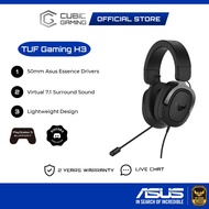 ASUS TUF GAMING H3 GUN METAL WIRED 3.5MM GAMING HEADSET HEADPHONE WITH 7.1 VIRTUAL SURROUND SOUND - 