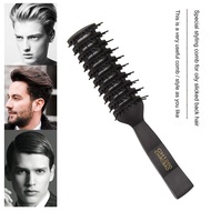 Hair Brush Black Salon Anti-static Hairdress Hair Comb Scalp Care Hairbrush Comb Family Hair Styling