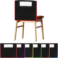Buwico Pack of 6 Classroom Chair Organiser, Chair Back Storage Bag with Large Compartments and Name 