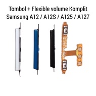 TOMBOL Button + Flexible Volume Samsung A12 / A12S / A125 / A127 Complete Flexible volume + Volume B