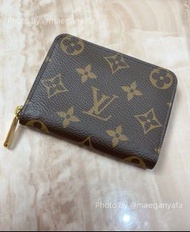 LV Zippy Wallet 小巧精緻 拉鍊零錢包 棕色