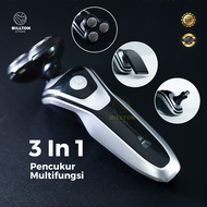 Alat Cukur Elektrik 3 In 1 Shaver Portable Jenggot Kumis Bulu Hidung Pria