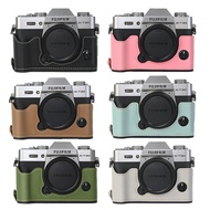 BESM PU Leather Camera Case Half Body Cover With Wrist strap  For Fujifilm XT10 XT20 XT30 XT30 II