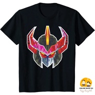 Children's Clothes Power Rangers Megazord Helmet Polygon T-Shirt