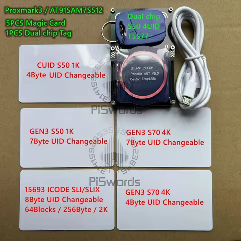 Proxmark3 Kits Proxmark 3.0 Easy PM3 Reader Writer ICEMAN Firmware With CUID GEN3 S50 S70 7 Bytes UI