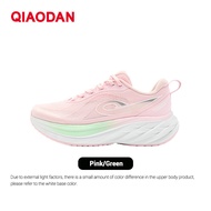 Qiaodan DS2 รองเท้าวิ่งสำหรับผู้หญิงรองเท้าวิ่ง กันกระแทกทนต่อการลื่นระบายอากาศได้ดี QXB022253211R