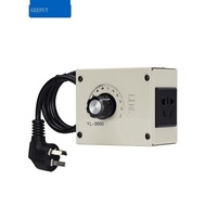 220V fan fan speed regulator single-phase AC furnace temperature regulator voltage regulator angle