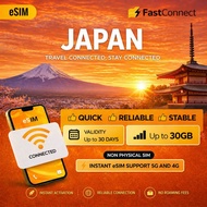 eSIM Japan Esim BIG DATA | FC Roaming | 3-20 GB | 5 - 30 Days | eSIM Roaming | High Speed Travel Dat
