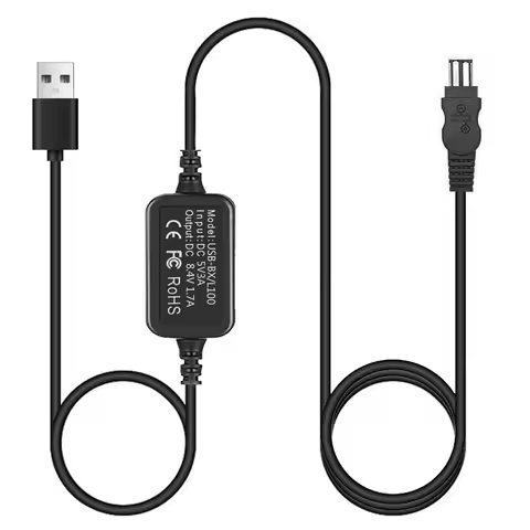 5V USB AC-L100 Drive Cable Power Replaces AC-L10A AC-L15A AC-L100A For SONY Handycam DCR-TRV MVC-FD 