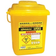 Biopak 6 L Krisbow Medical Bin Trash Can