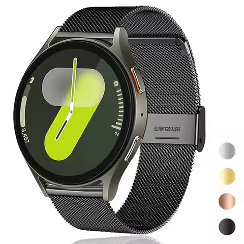 20mm 22mm Metal Strap For Samsung Galaxy Watch 7/7 LTE/6/5/4/Active2/5pro/Watch 3 Gear S3 Classic St