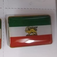 [IRAN & MALAYSIA]  3x2cm FLAG IRAN MALAYSIA 2026 with epoxy with COLLAR PIN IRAN SAVE IRAN WE LOVE I